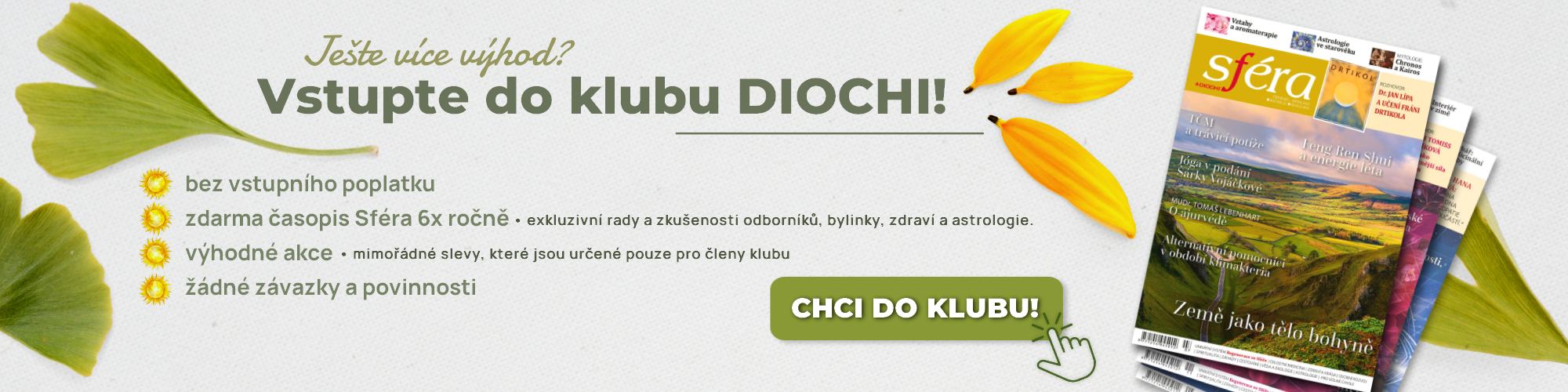 Zveme Vás do klubu DIOCHI